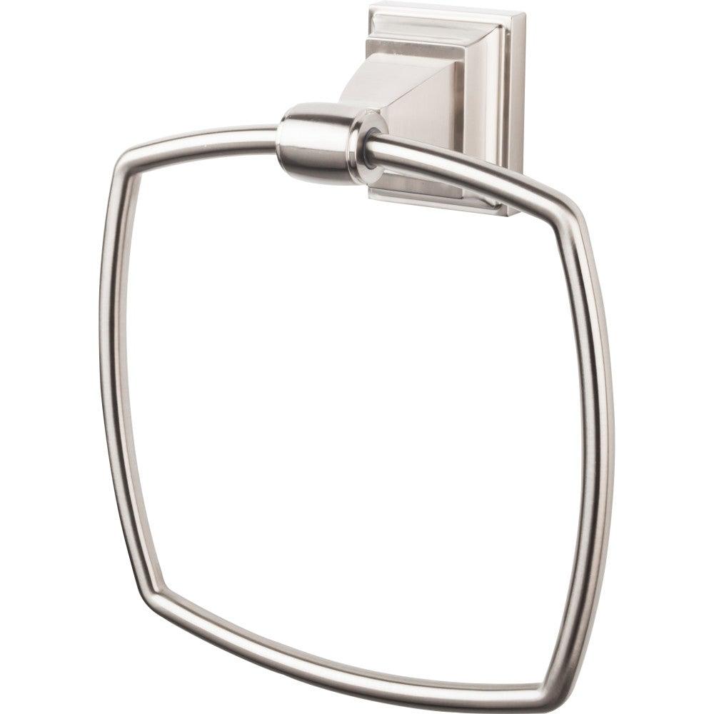 Stratton Bath Ring by Top Knobs - Brushed Satin Nickel - New York Hardware