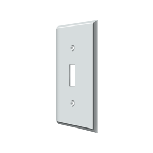 Single Toggle Switch Plate by Deltana -  - Polished Chrome - New York Hardware