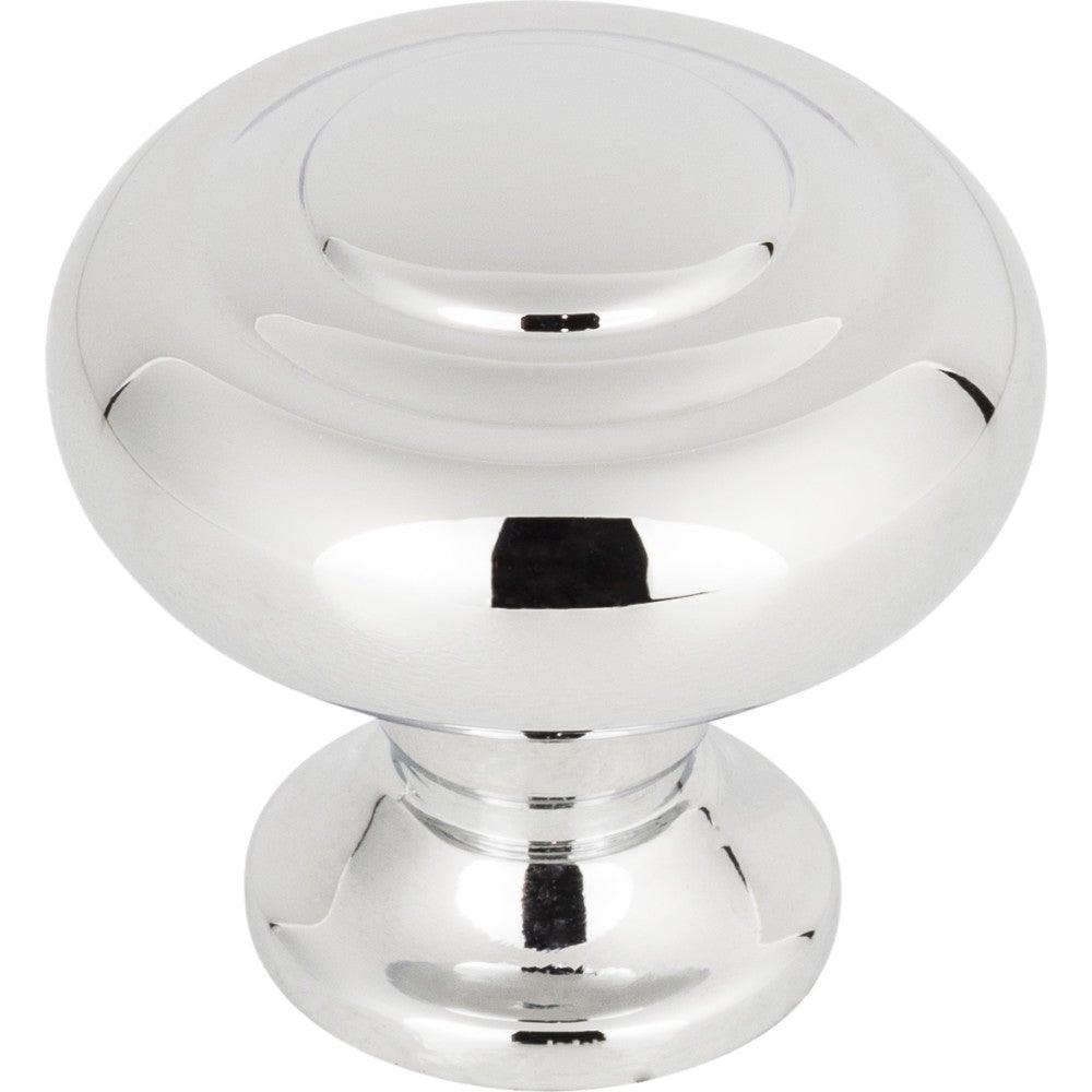 Kent Knob by Top Knobs - Polished Chrome - New York Hardware