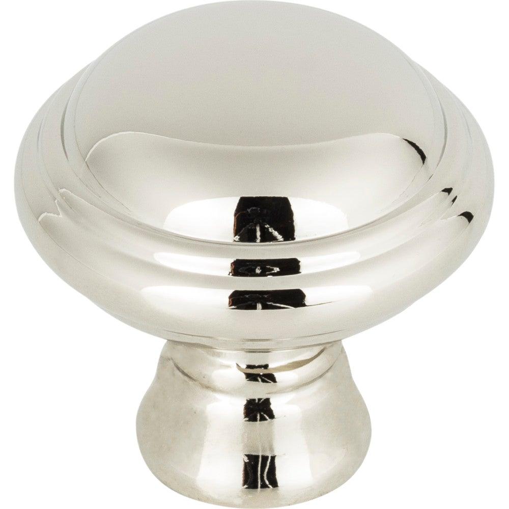 Henderson Knob by Top Knobs - Polished Nickel - New York Hardware