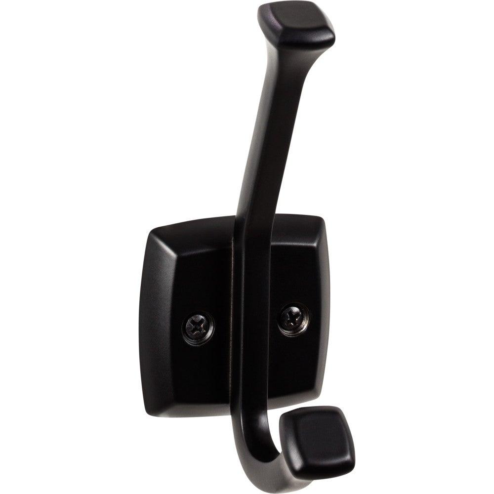 Juliet Hook by Top Knobs - Flat Black - New York Hardware