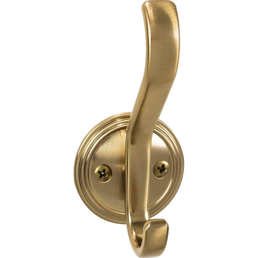 Reeded Hook by Top Knobs - Honey Bronze - New York Hardware