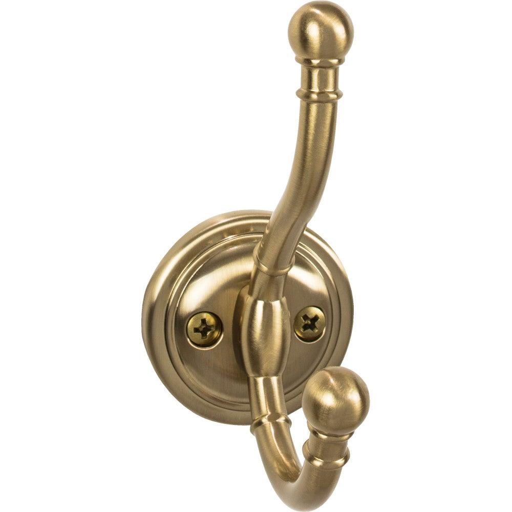 Kara Hook by Top Knobs - Honey Bronze - New York Hardware