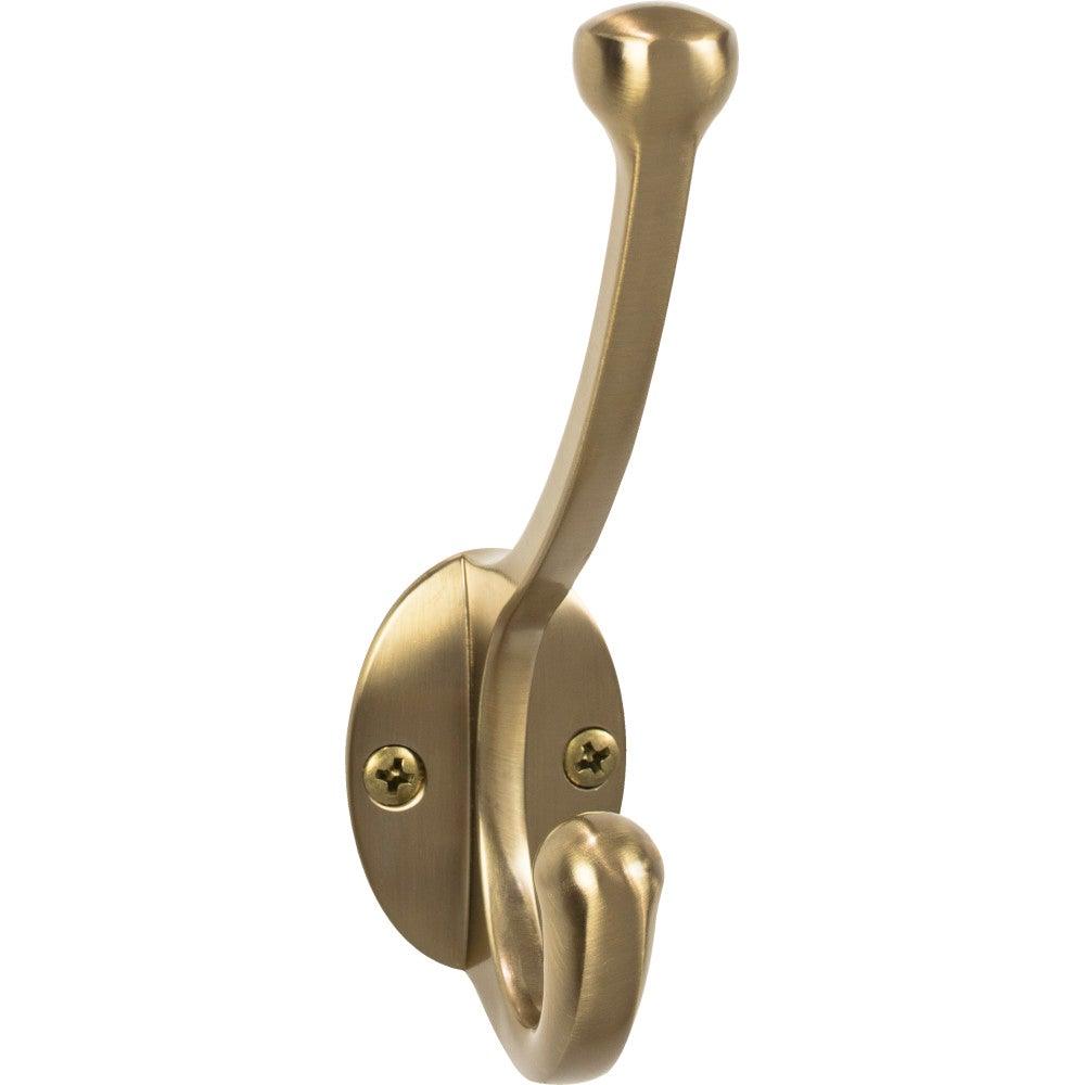 Bergen Hook by Top Knobs - Honey Bronze - New York Hardware