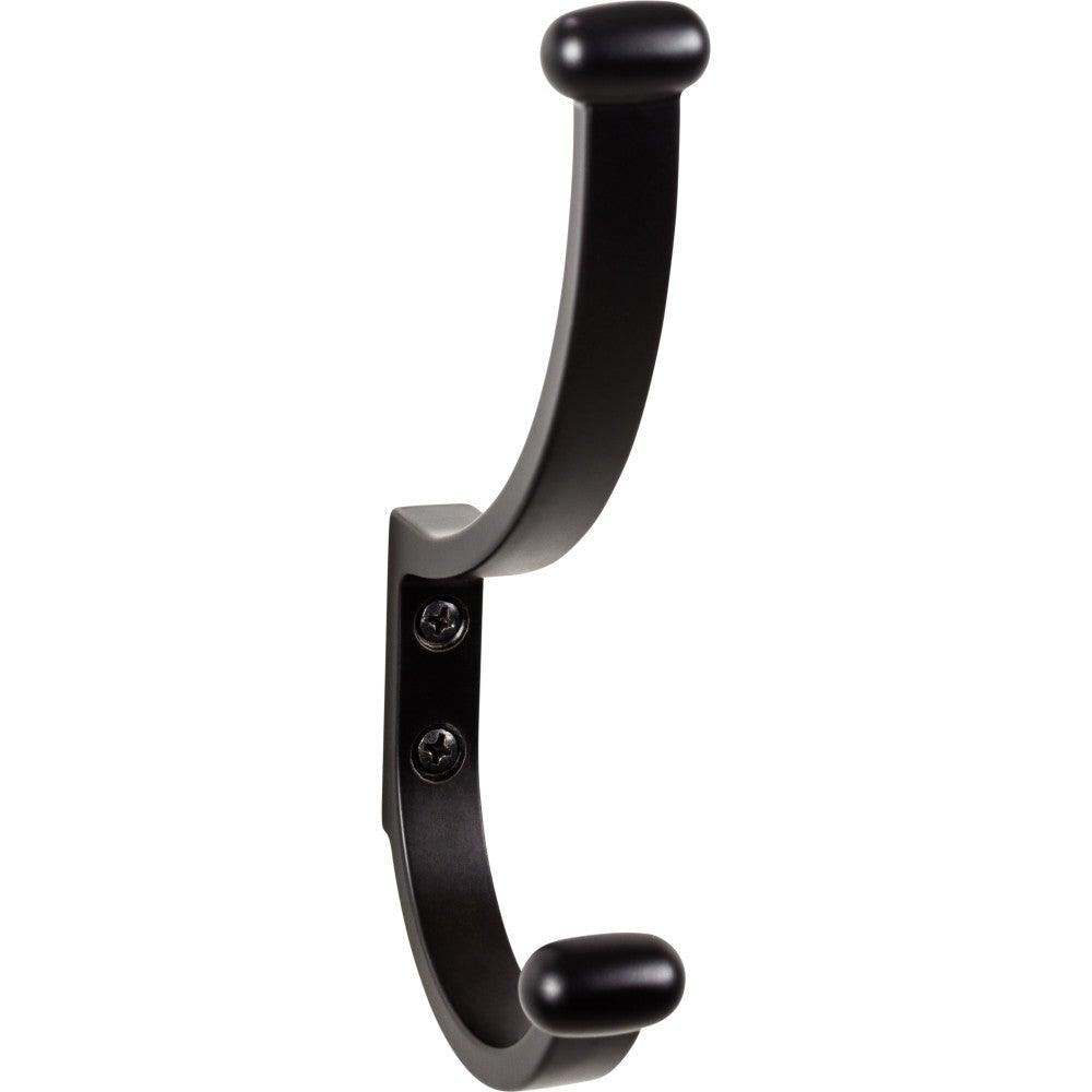 Hillmont Hook by Top Knobs - Flat Black - New York Hardware