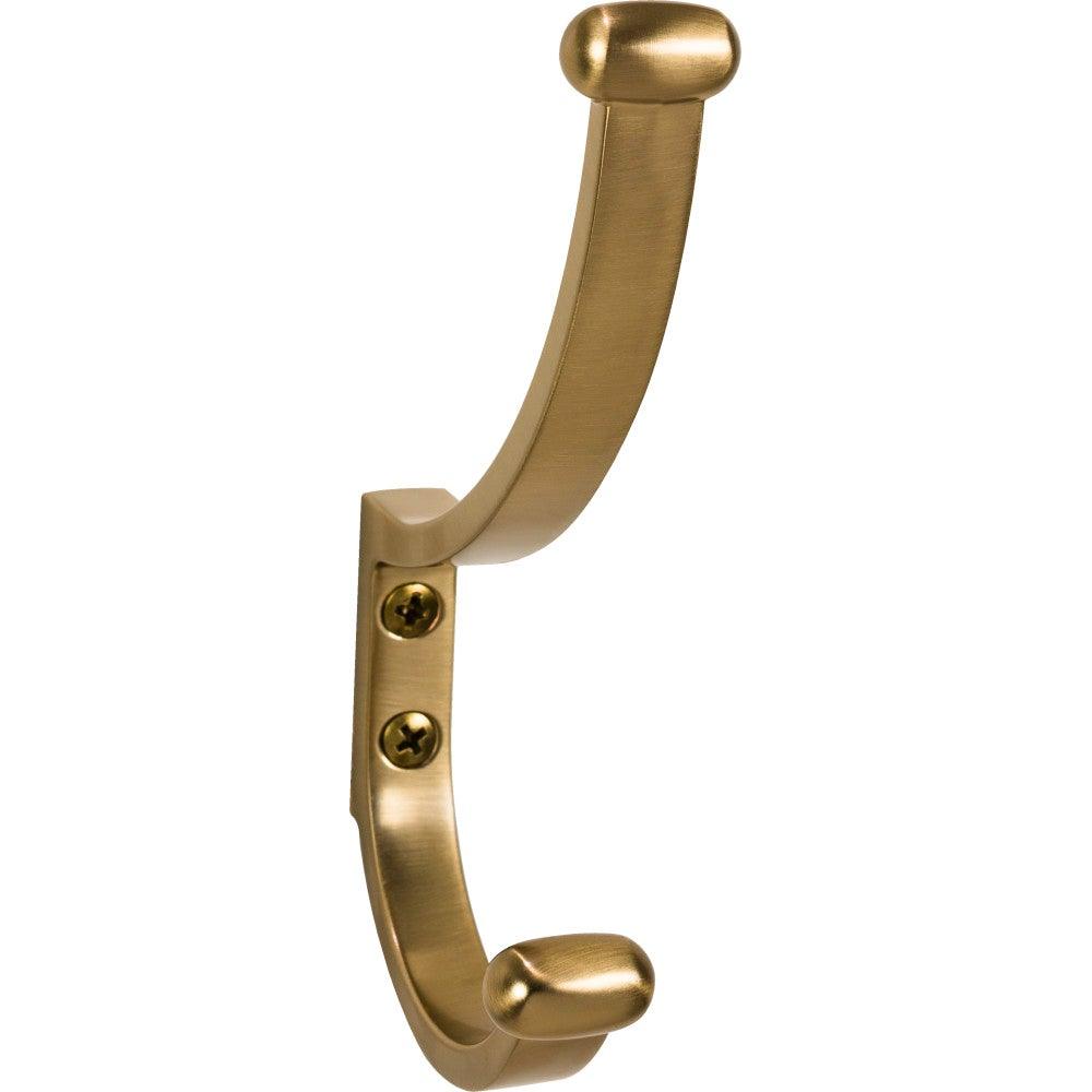 Hillmont Hook by Top Knobs - Honey Bronze - New York Hardware
