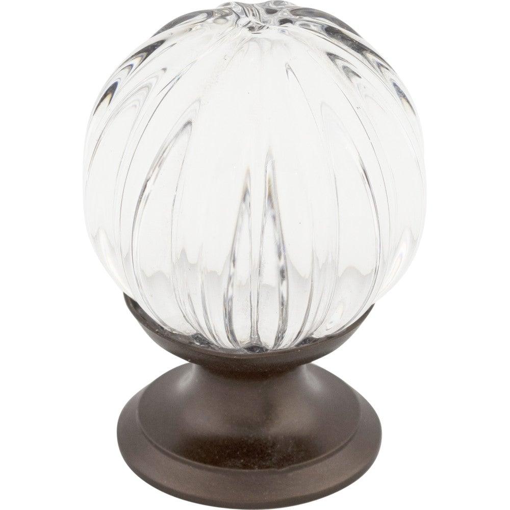 Clear Crystal Knob by Top Knobs - Oil Rubbed Bronze - New York Hardware
