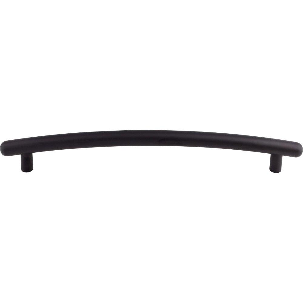 Curved Appliance-Pull by Top Knobs - Flat Black - New York Hardware