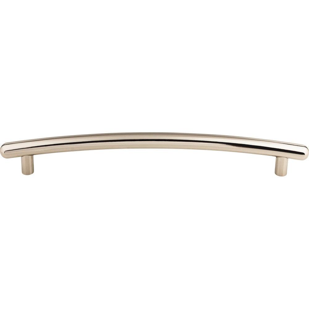 Curved Appliance-Pull by Top Knobs - Polished Nickel - New York Hardware