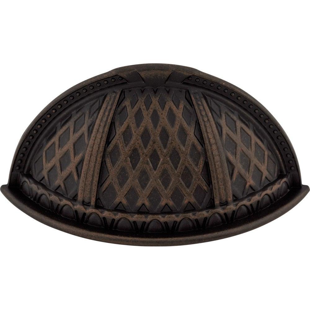 Trevi Cup Pull by Top Knobs - Patina Rouge - New York Hardware