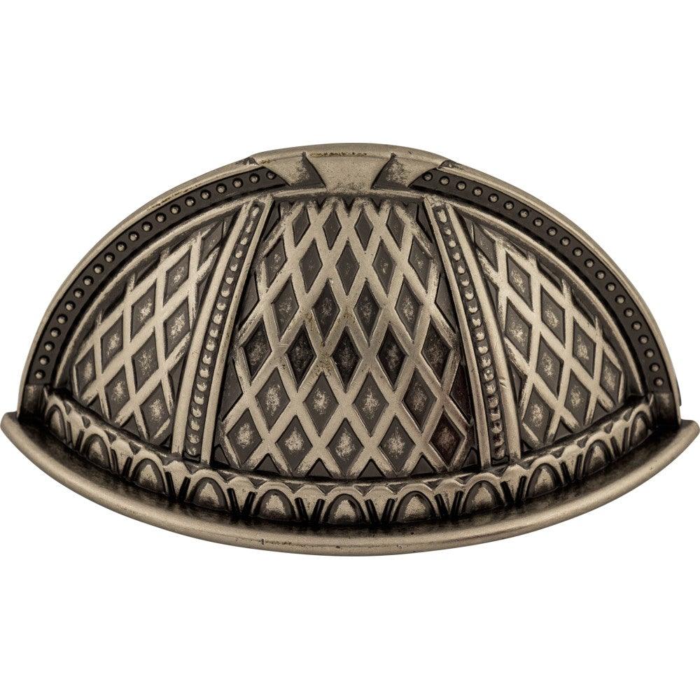 Trevi Cup Pull by Top Knobs - Pewter Antique - New York Hardware
