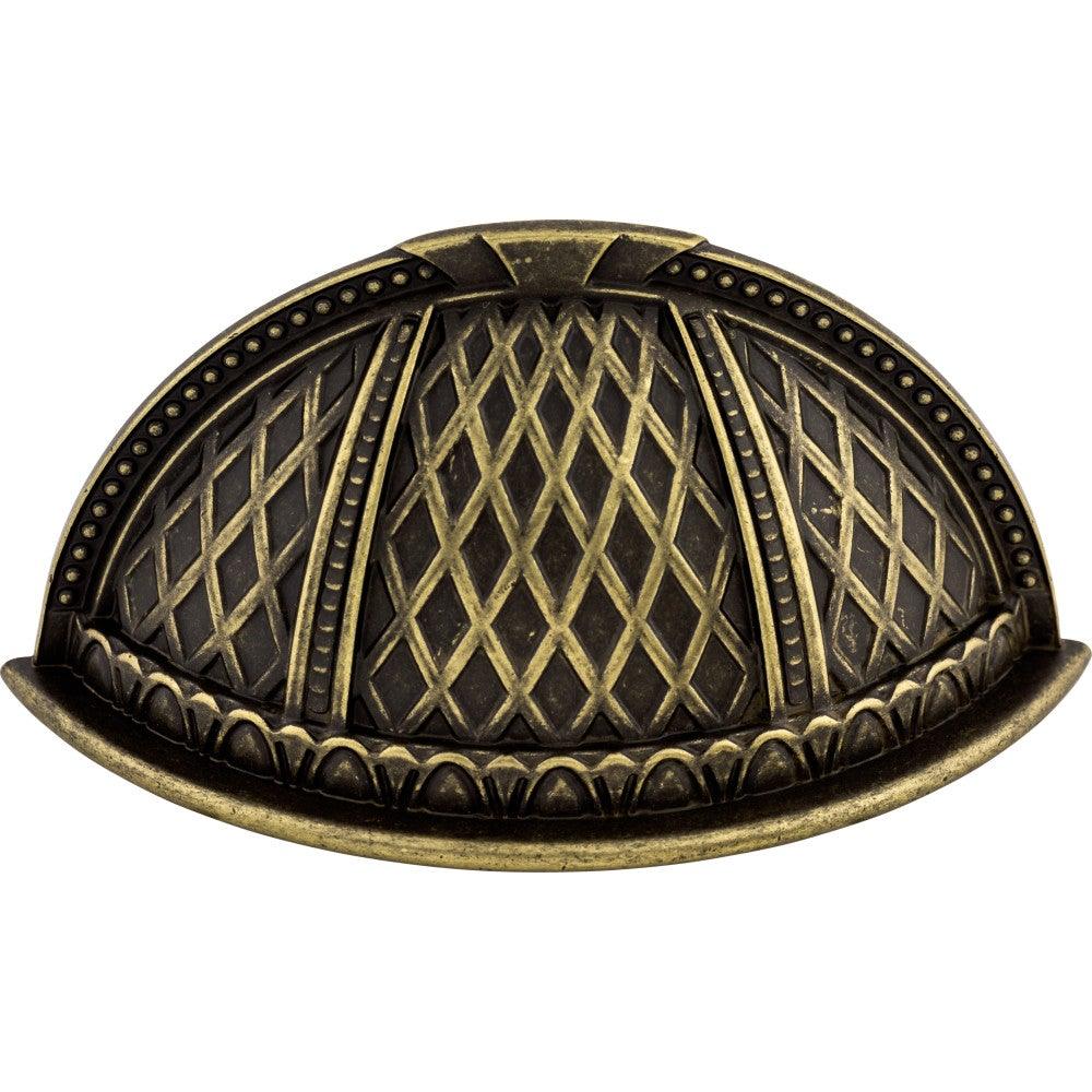 Trevi Cup Pull by Top Knobs - German Bronze - New York Hardware