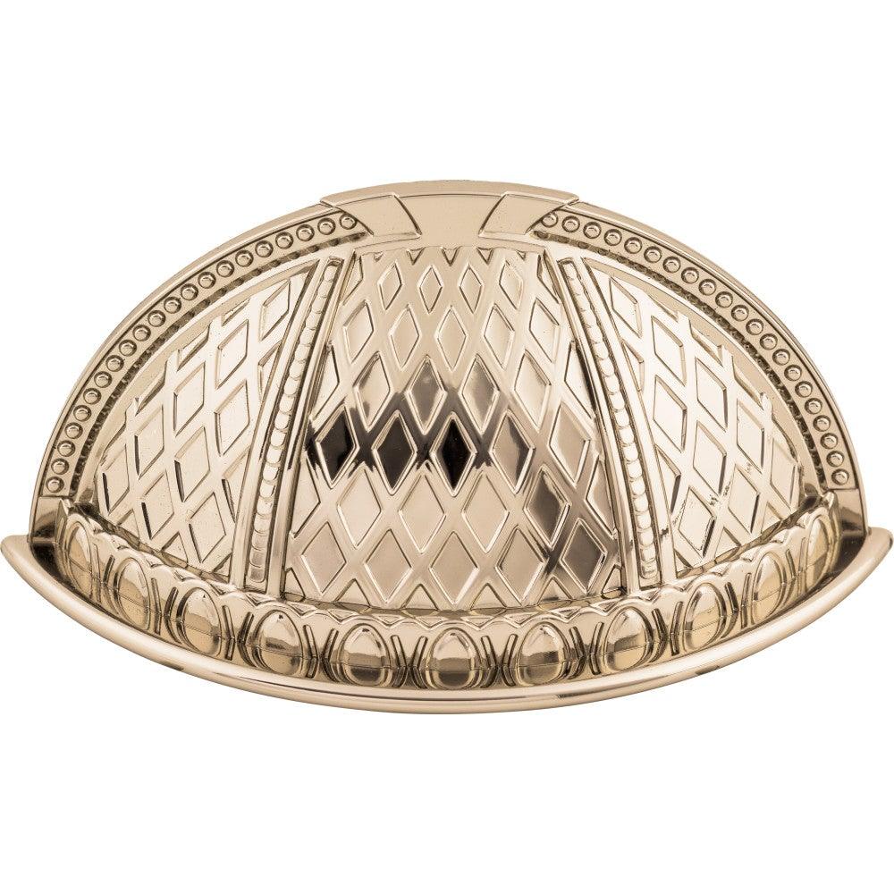 Trevi Cup Pull by Top Knobs - Polished Nickel - New York Hardware