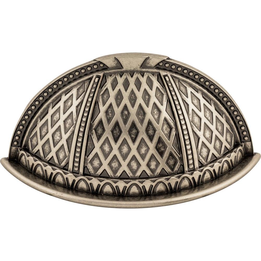 Trevi Cup Pull by Top Knobs - Pewter Antique - New York Hardware