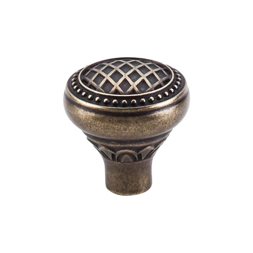 Trevi Round Knob by Top Knobs - German Bronze - New York Hardware