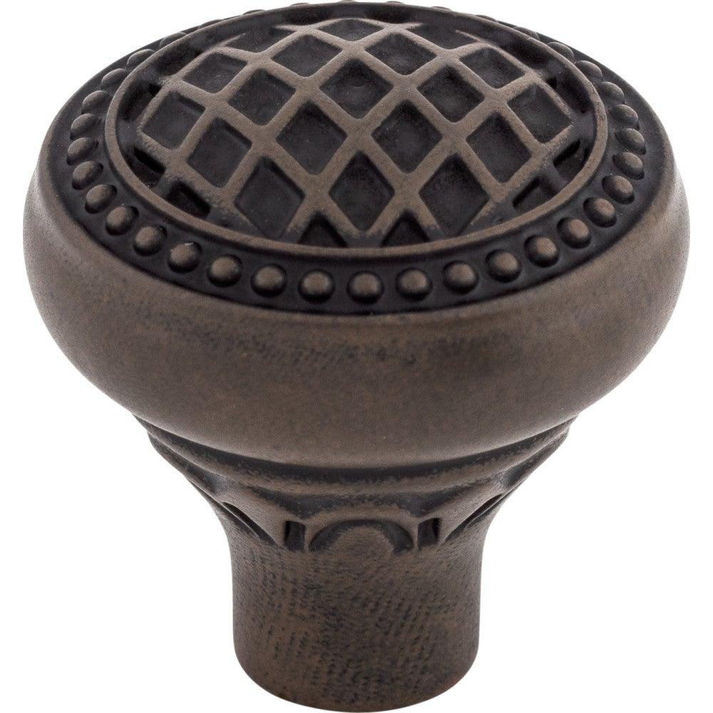 Trevi Round Knob by Top Knobs - Patina Rouge - New York Hardware