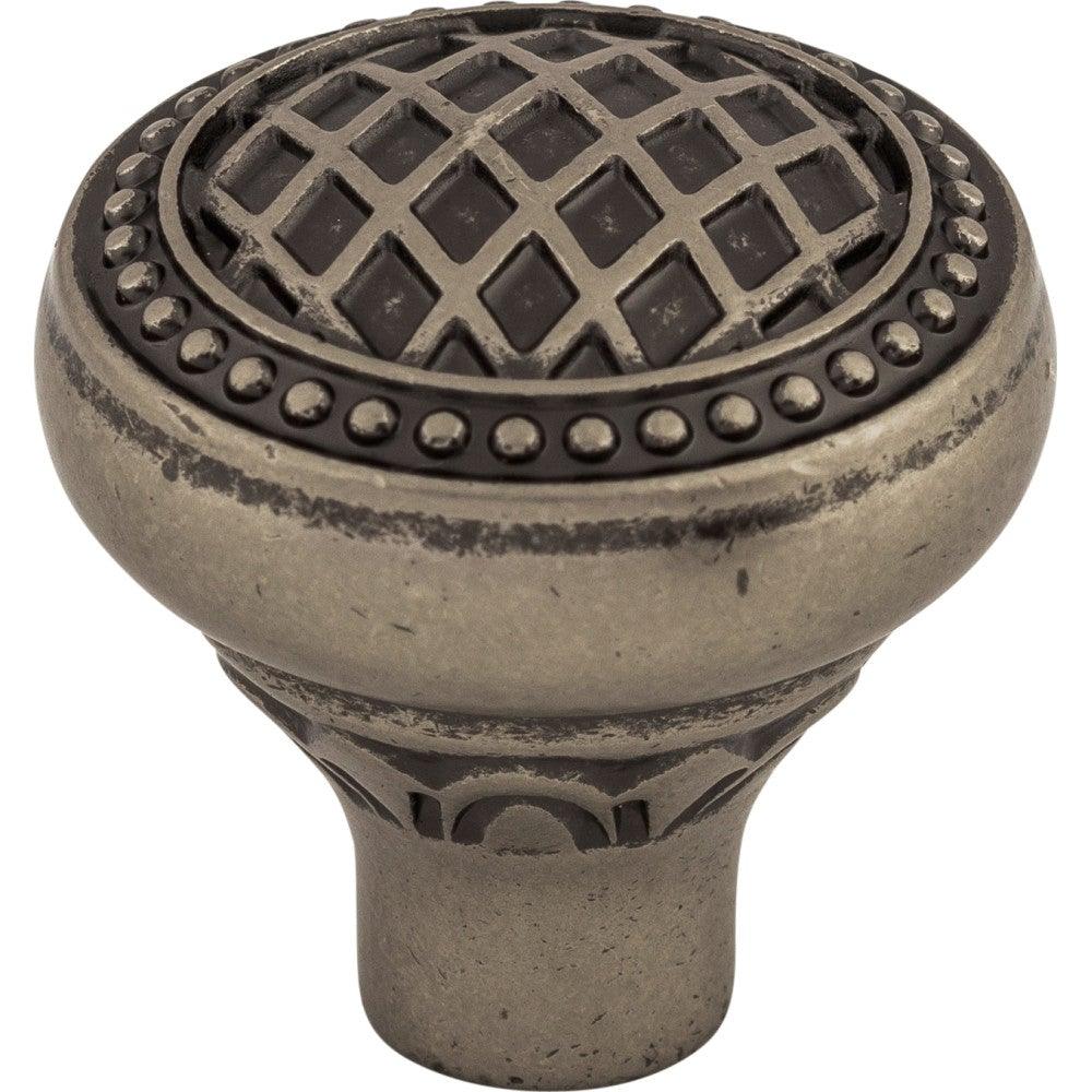 Trevi Round Knob by Top Knobs - Pewter Antique - New York Hardware