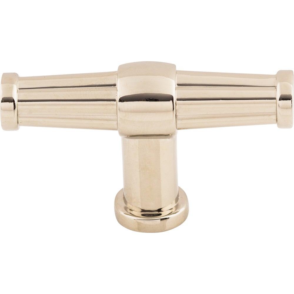 Luxor T-Handle by Top Knobs - Polished Nickel - New York Hardware
