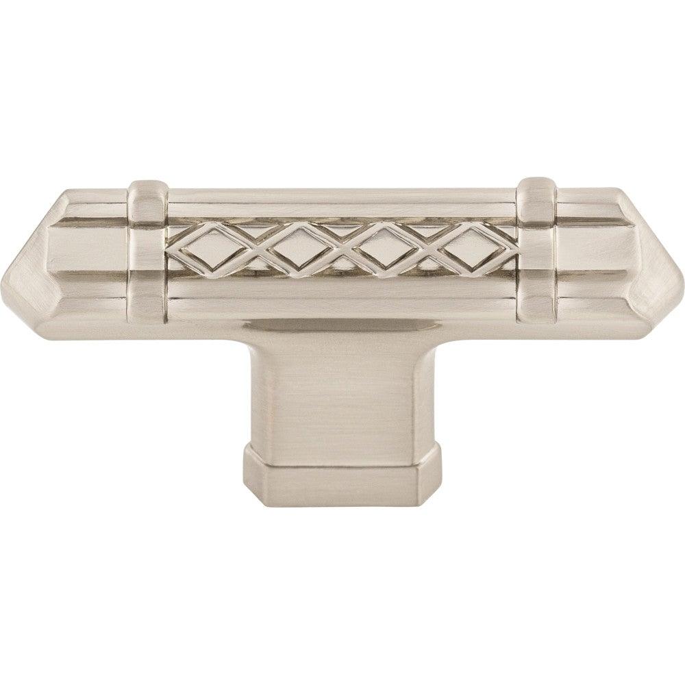 Tower Bridge T-Handle by Top Knobs - Brushed Satin Nickel - New York Hardware
