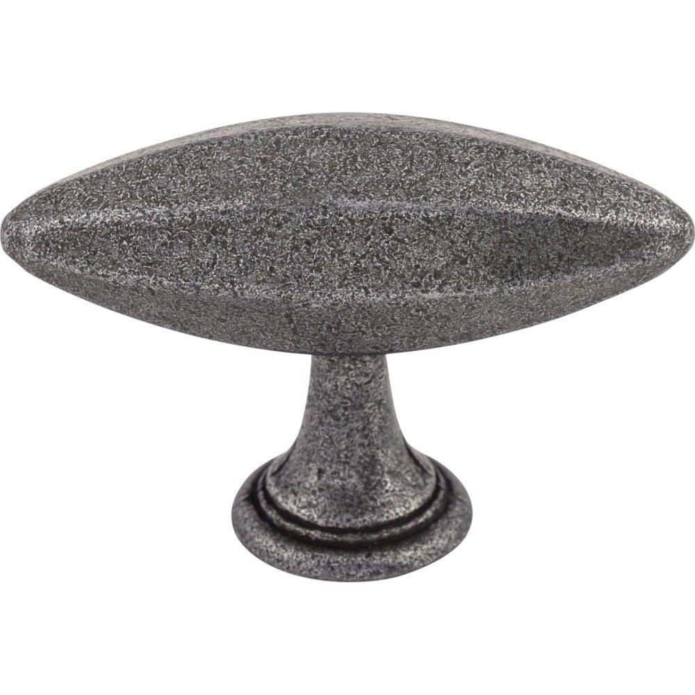 Chareau T-Handle by Top Knobs - Black Iron - New York Hardware