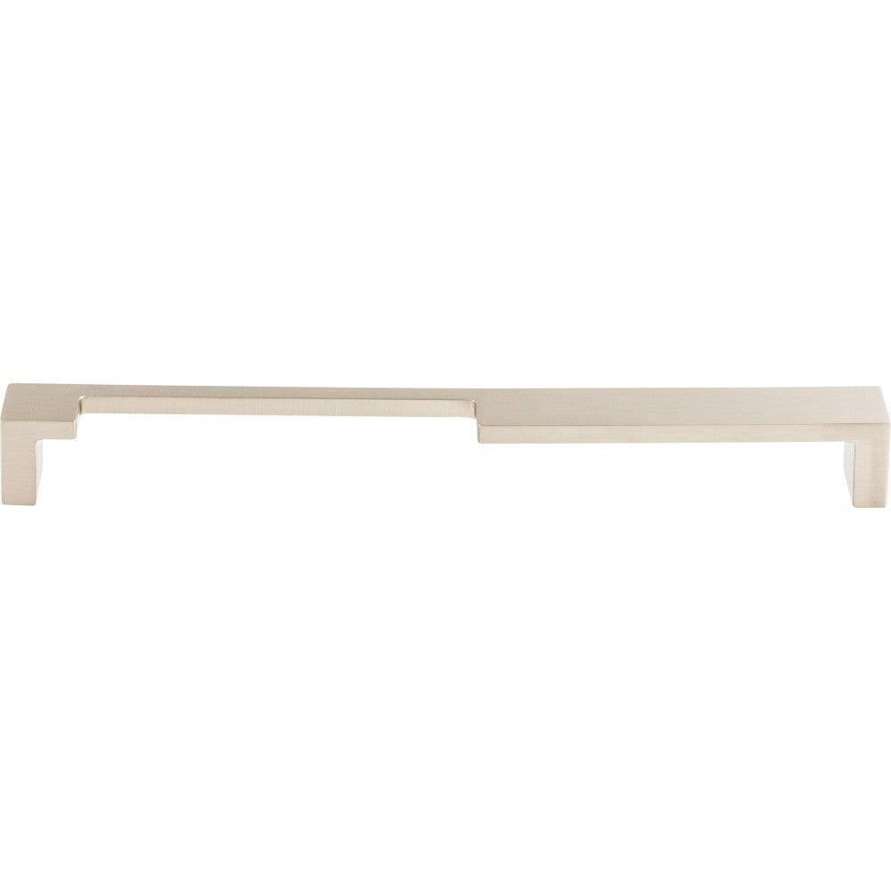 Modern Metro Notch Pull A by Top Knobs - Brushed Satin Nickel - New York Hardware