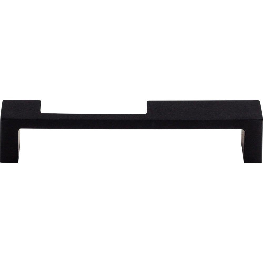 Modern Metro Notch Pull B by Top Knobs - FlBt BlBck - New York HBrdwBre