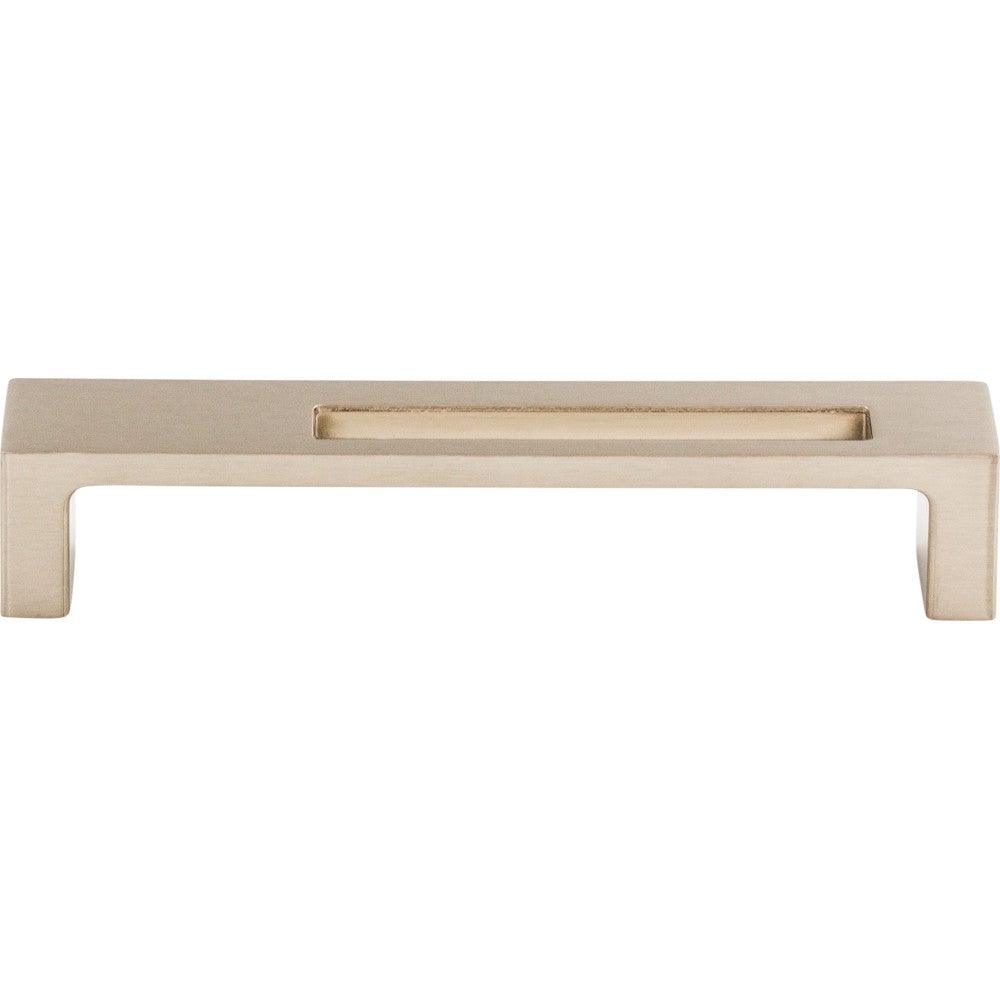 Modern Metro Slot Pull by Top Knobs - Brushed Satin Nickel - New York Hardware