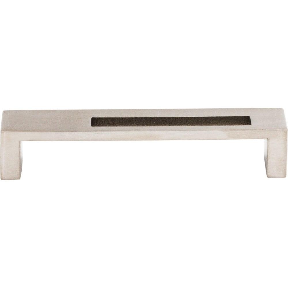 Modern Metro Slot Pull by Top Knobs - Brushed Stainless Steel - New York Hardware