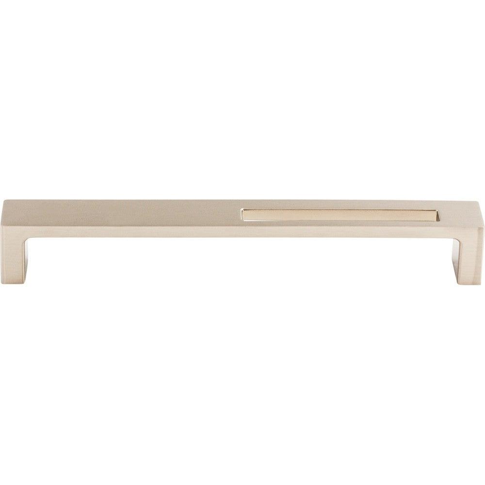 Modern Metro Slot Pull by Top Knobs - Brushed Satin Nickel - New York Hardware