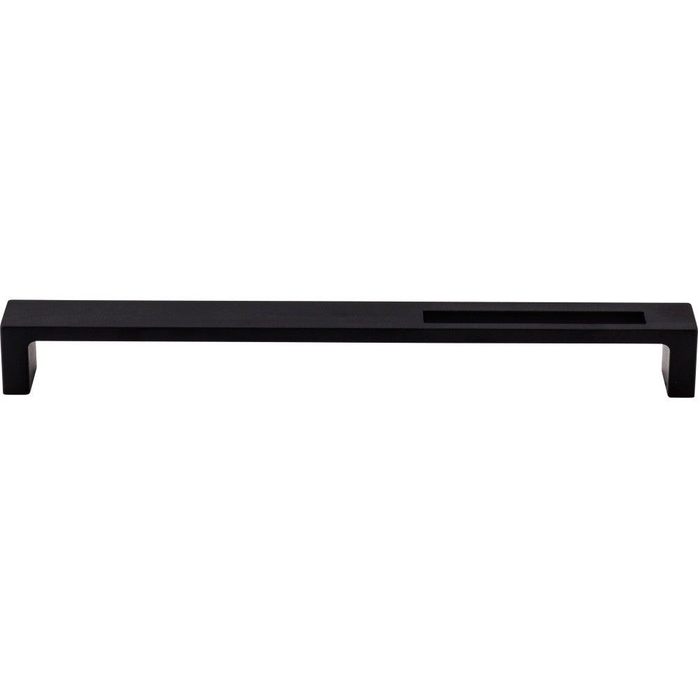 Modern Metro Slot Pull by Top Knobs - Flat Black - New York Hardware