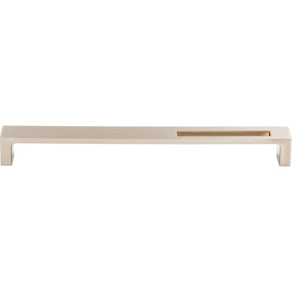 Modern Metro Slot Pull by Top Knobs - Brushed Satin Nickel - New York Hardware