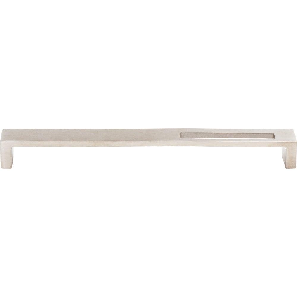Modern Metro Slot Pull by Top Knobs - Brushed Stainless Steel - New York Hardware