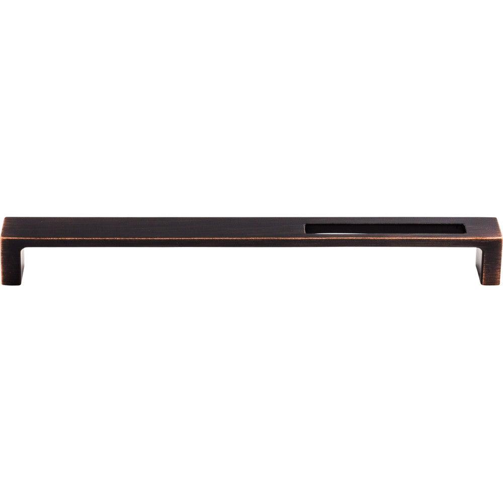 Modern Metro Slot Pull by Top Knobs - Tuscan Bronze - New York Hardware