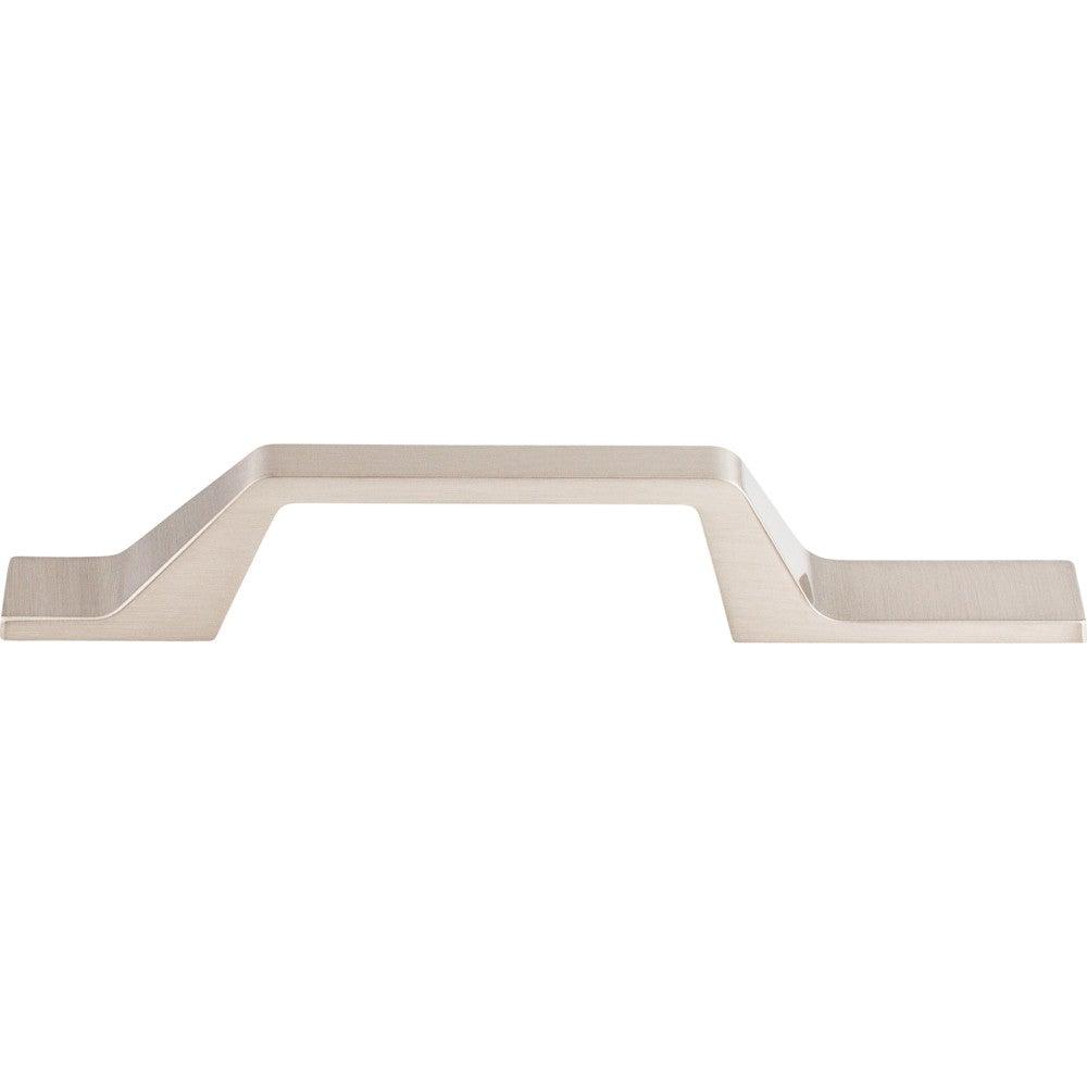 Modern Metro Asymmetrical Pull by Top Knobs - Brushed Satin Nickel - New York Hardware