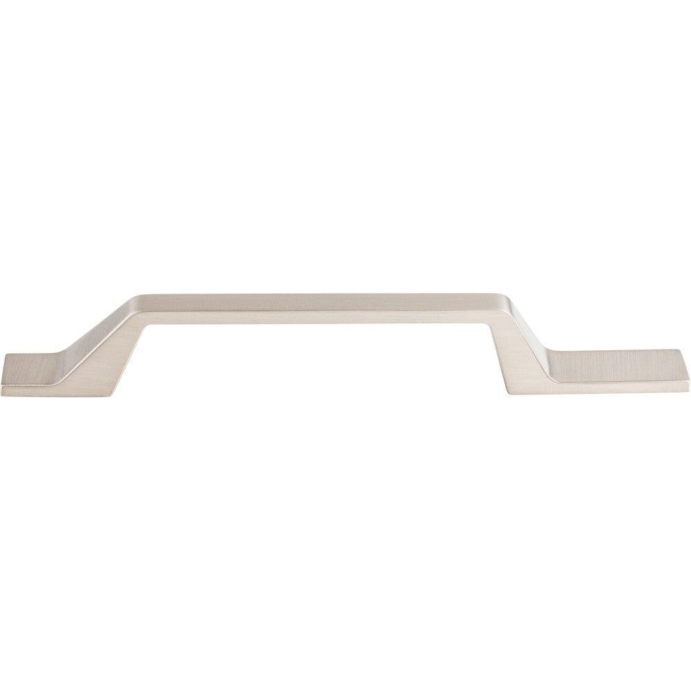 Modern Metro Asymmetrical Pull by Top Knobs - Brushed Satin Nickel - New York Hardware