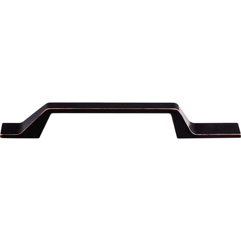 Modern Metro Asymmetrical Pull by Top Knobs - Tuscan Bronze - New York Hardware