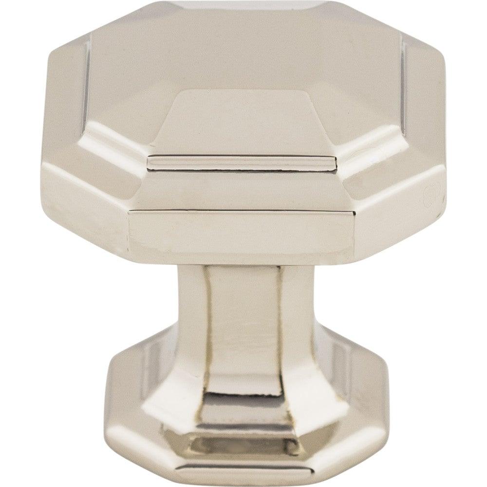 Emerald Knob by Top Knobs - Polished Nickel - New York Hardware