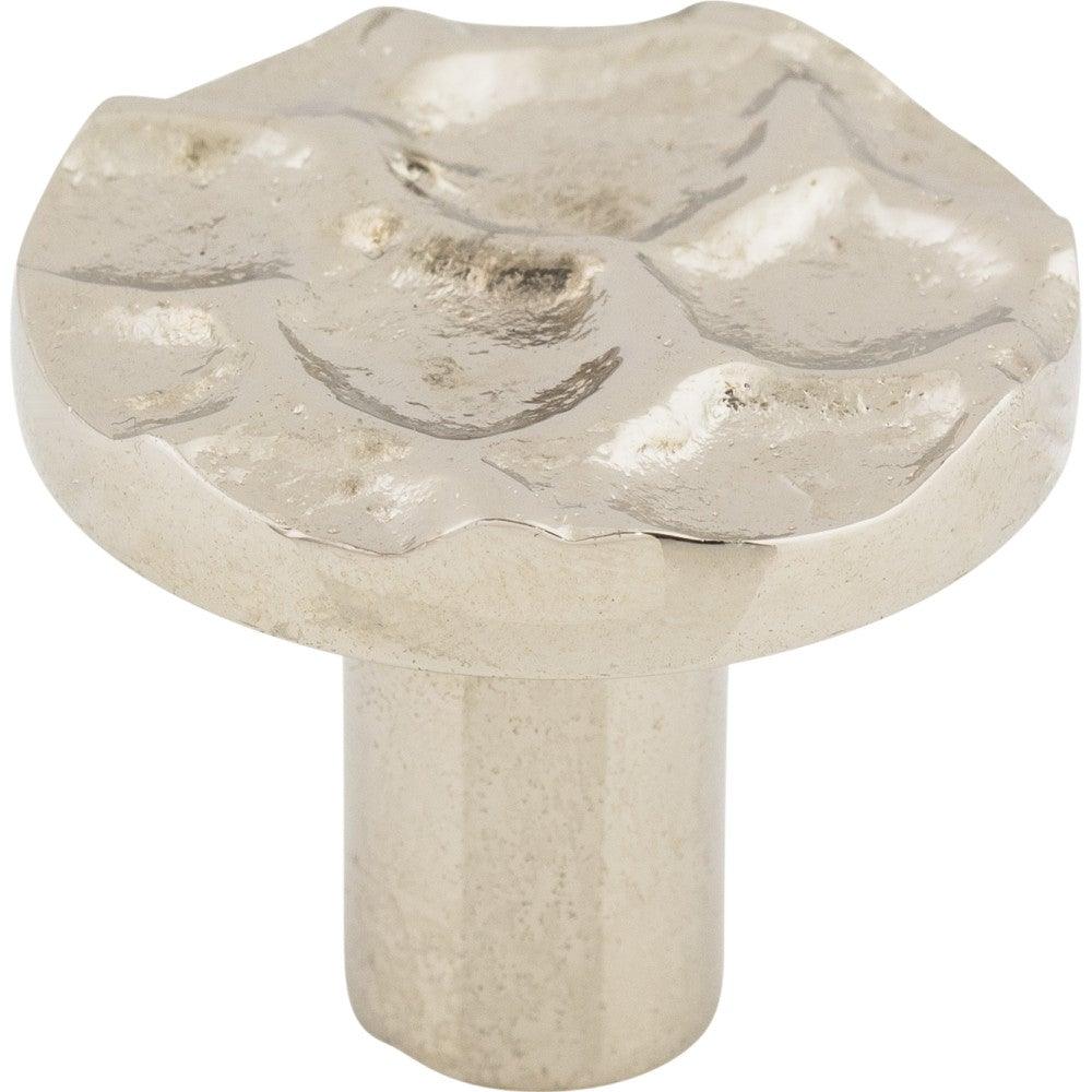 Cobblestone Round Knob by Top Knobs - Polished Nickel - New York Hardware