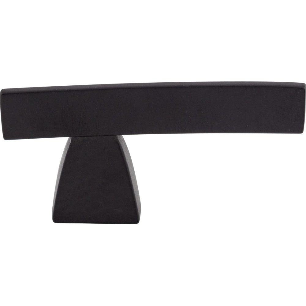 Elongated Arched Knob by-Top-Knobs - Flat Black - New York Hardware