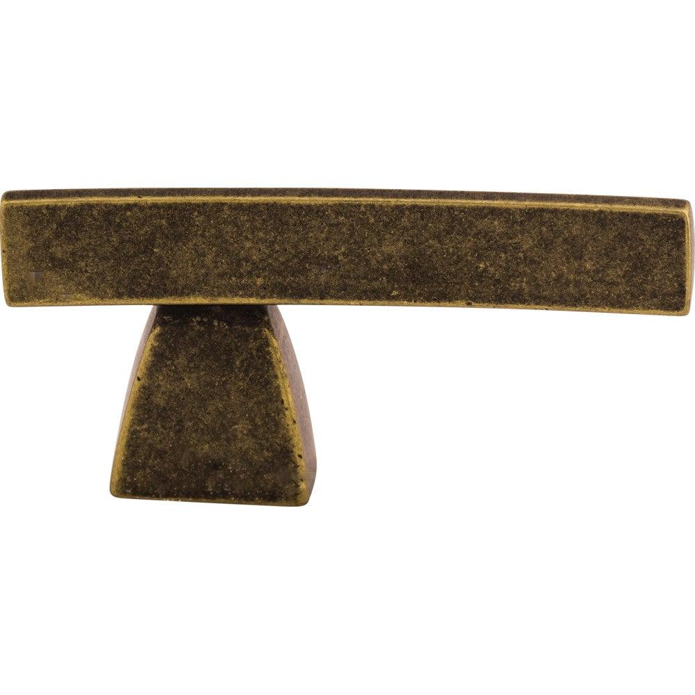 Elongated Arched Knob by-Top-Knobs - German Bronze - New York Hardware