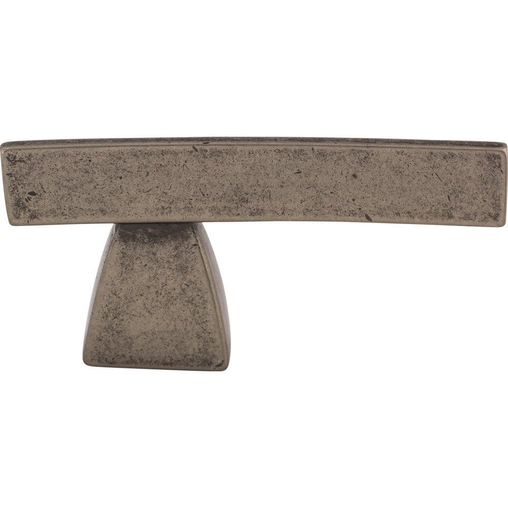 Elongated Arched Knob by-Top-Knobs - Pewter Antique - New York Hardware
