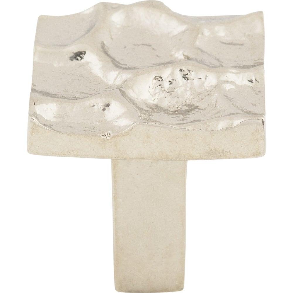 Cobblestone Square Knob by Top Knobs - Polished Nickel - New York Hardware
