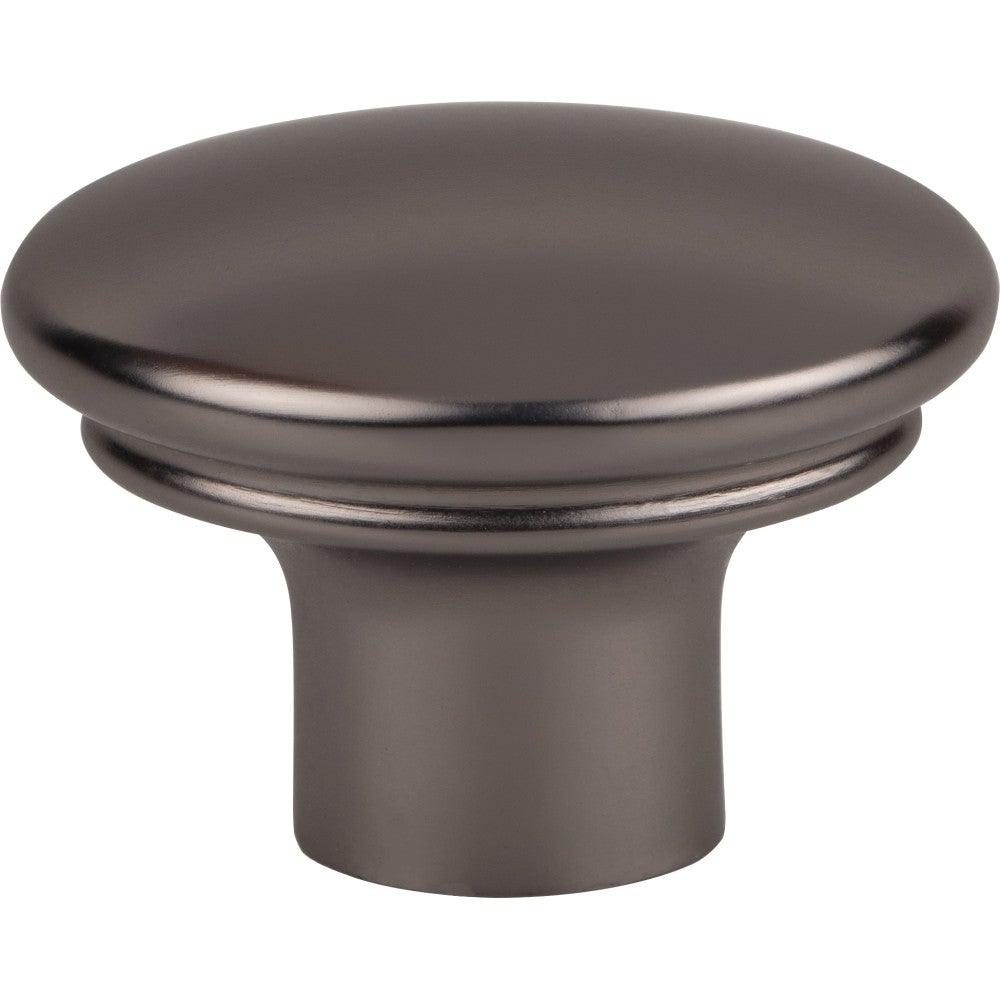 Julian Oval Knob by Top Knobs - Ash Gray - New York Hardware