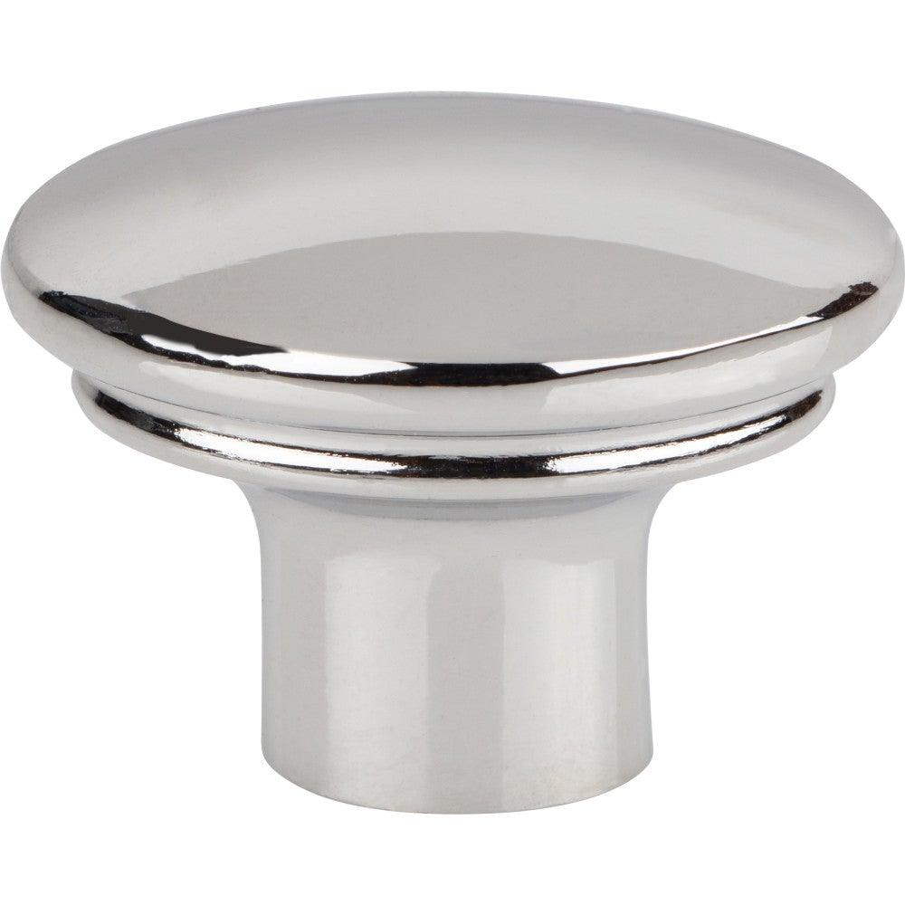 Julian Oval Knob by Top Knobs - Polished Chrome - New York Hardware