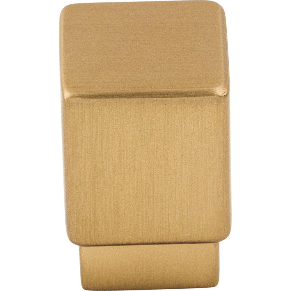 Tapered Squared Knob by Top Knobs - Honey Bronze - New York Hardware