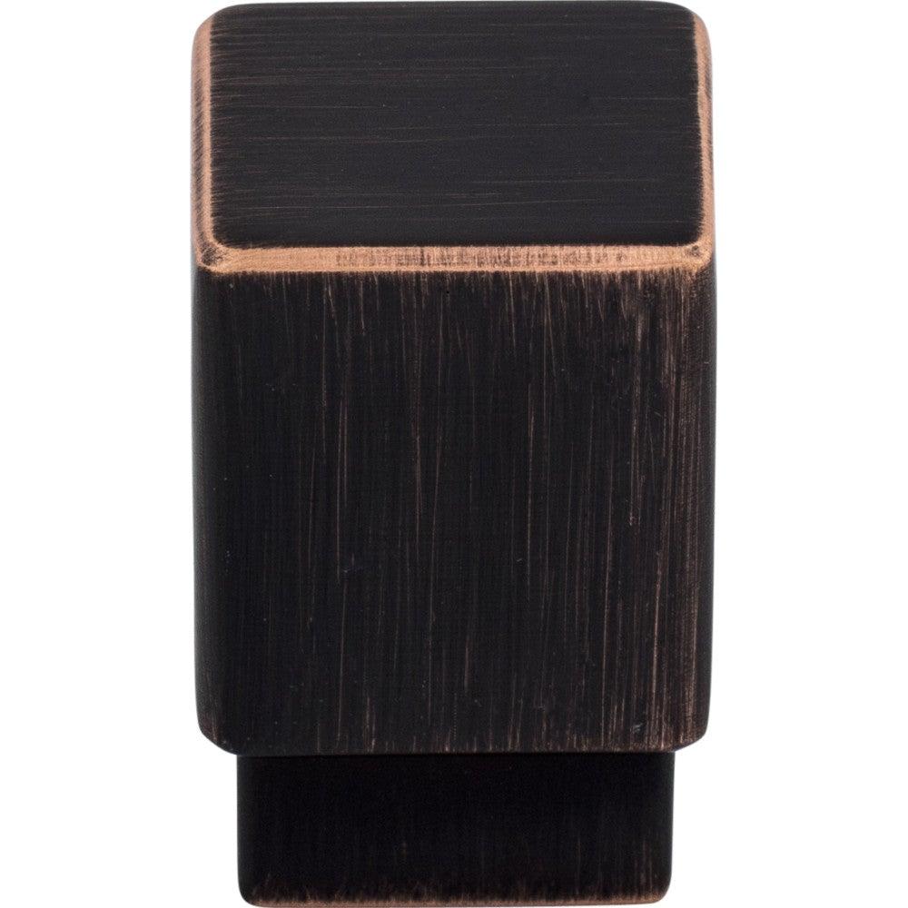 Tapered Squared Knob by Top Knobs - Tuscan Bronze - New York Hardware