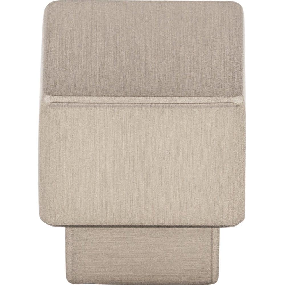 Tapered Squared Knob by Top Knobs - Brushed Satin Nickel - New York Hardware