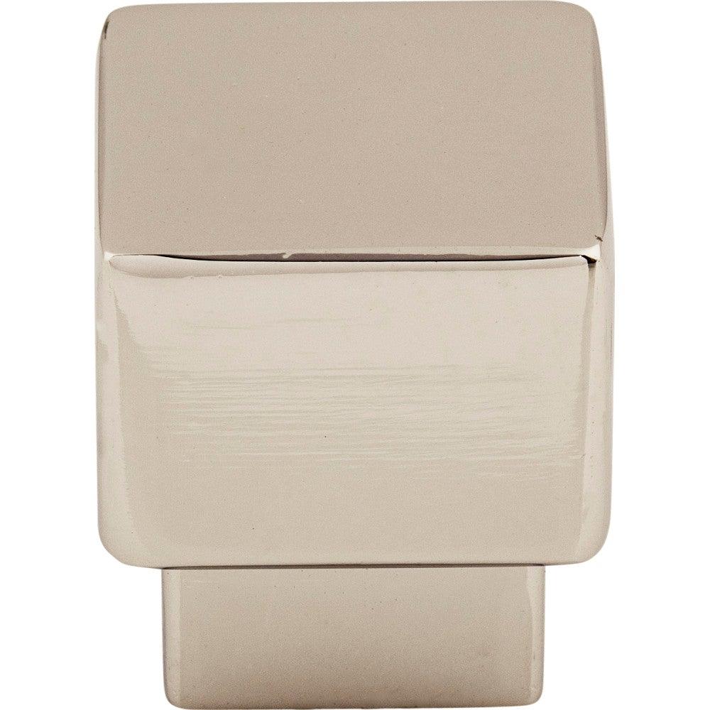 Tapered Squared Knob by Top Knobs - Polished Nickel - New York Hardware