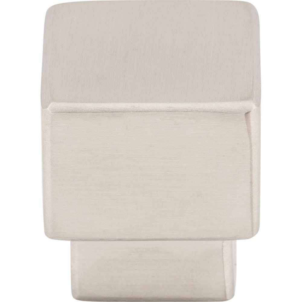 Tapered Squared Knob by Top Knobs - Brushed Stainless Steel - New York Hardware