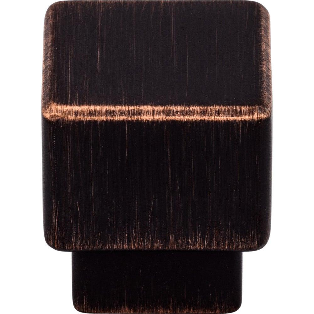 Tapered Squared Knob by Top Knobs - Tuscan Bronze - New York Hardware